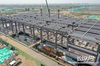 国网河北建设公司:完成剧村220千伏变电站工程钢结构主体吊装